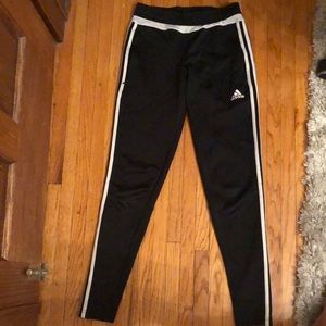 Adidas black joggers